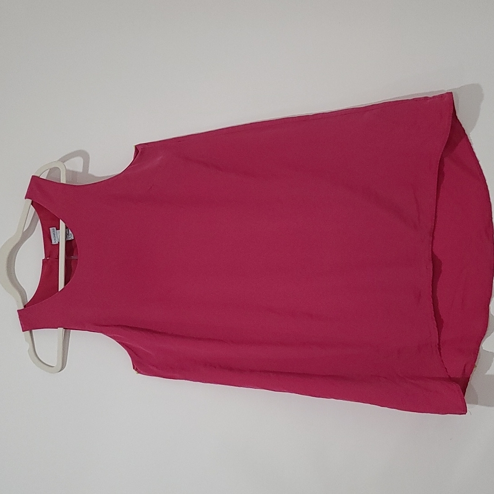 Pink silk dress